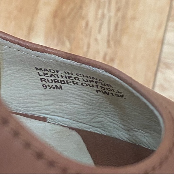 MICHAEL Michael Kors Hamilton Mocha Snakeskin Leather Heels Peep Toe Pump 9.5 - Picture 11 of 16